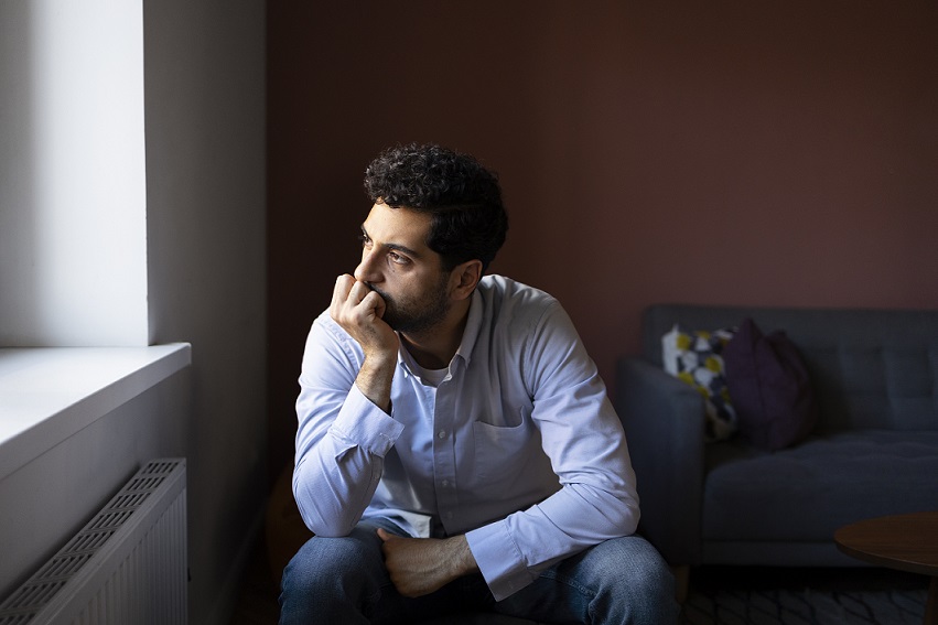 Symbolic illustration of psychiatric disorders treated at Miami Lakes Medical Center, including depression and bipolar disorder